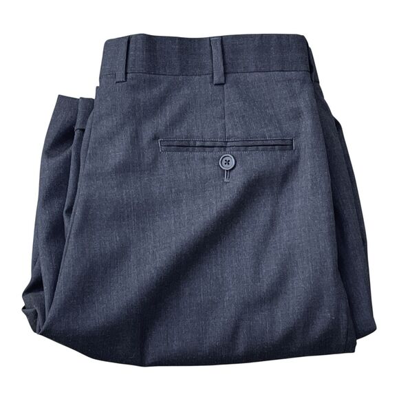 Brooks Brothers Pants Men’s W39 Charcoal Wool Madison Pleated Cuffed Made In USA - Picture 1 of 6